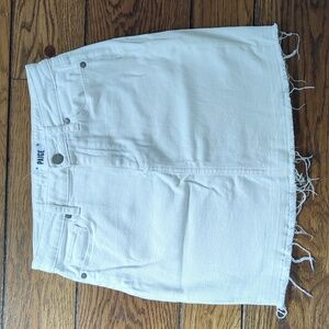 PAIGE Elainia Skirt sz 27 in Crisp White